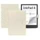 Capa em pele PocketBook InkPad 4 - Blanc PU ( White ) 
