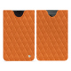 Google Pixel Fold leather pouch - Orange - Couture ( Nappa - Pantone #ff9351 ) 