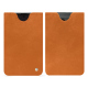 Google Pixel Fold leather pouch - Mandarine vintage ( Pantone #d47231 ) 