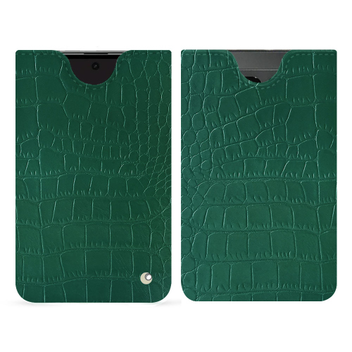 Luxury custom case for Google Pixel FoldCrocodile pino ( Pantone #173F35 ) 