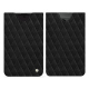 Custodia in pelle Google Pixel Fold - Negre poudro - Couture ( Pantone #111212 )