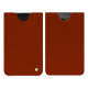 Google Pixel Fold leather pouch - Orange Veggie ( Pantone #cb6015 ) 