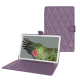 Housse cuir Google Pixel Tablet - Lilas - Couture ( Nappa - Pantone #b9a3e3 ) 
