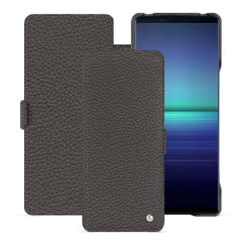 Luxury case for Sony Xperia 1 V - Chic and robust protectionAnthracite ( Pantone #41403c ) 