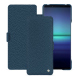 Sony Xperia 1 V leather case - Indigo ( Pantone #1f4565 ) 