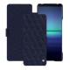 Sony Xperia 1 V leather case - Cobalt - Couture ( Pantone #2b253f ) 