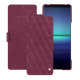 Funda de piel Sony Xperia 1 V - Prune vintage - Couture ( Pantone #612434 ) 