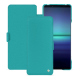 Housse cuir Sony Xperia 1 V - Bleu fluo 