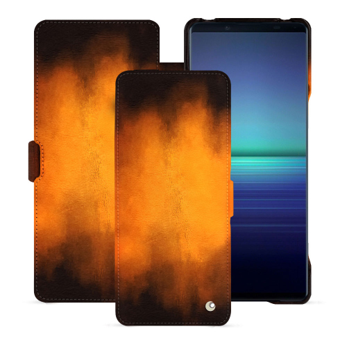 Funda de lujo para Sony Xperia 1 V - Protección elegante y robustaFauve Patine