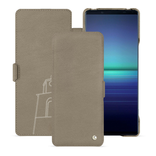 Capa de luxo para Sony Xperia 1 V - Protecção elegante e robustaDarboun sabla ( Pantone #BCB1A1 )