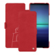 Housse cuir Sony Xperia 1 V - Rouge troupelenc ( Pantone #AB191A )