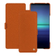 Custodia in pelle Sony Xperia 1 V - Orange vibrant ( Pantone #e36b39 ) 