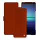 Custodia in pelle Sony Xperia 1 V - Orange Veggie ( Pantone #cb6015 ) 