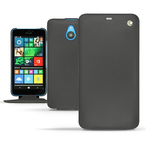 レザーケース Microsoft Lumia 640 XL - 640 XL Dual Sim - Noir ( Nappa - Black ) 