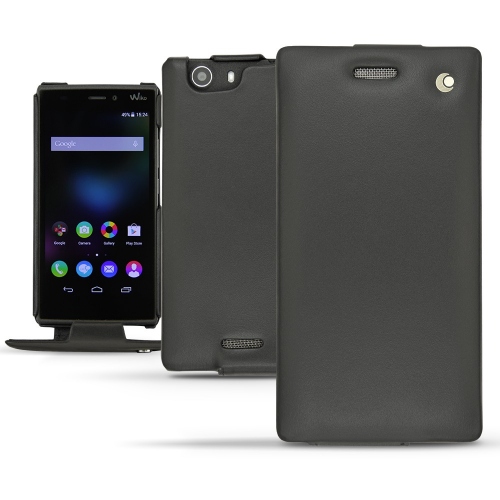 Capa em pele Wiko Ridge