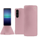 Custodia in pelle Sony Xperia 1 V - Rose ( Nappa - Pantone #efbae1 ) 