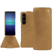 Funda de piel Sony Xperia 1 V - Sable vintage ( Pantone #9b7340 ) 