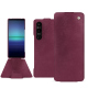 Capa em pele Sony Xperia 1 V - Prune vintage ( Pantone #612434 ) 