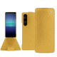 Funda de piel Sony Xperia 1 V - Mimosa ( Pantone #b39437 ) 