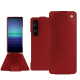 Sony Xperia 1 V leather case - Tomate ( Pantone #a61715 ) 