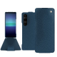 Custodia in pelle Sony Xperia 1 V - Indigo ( Pantone #1f4565 ) 