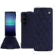Funda de piel Sony Xperia 1 V - Cobalt - Couture ( Pantone #2b253f ) 