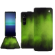 Sony Xperia 1 V leather case - Vert Patine