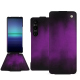 Custodia in pelle Sony Xperia 1 V - Violet Patine