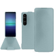 Sony Xperia 1 V leather case - Bleu Ciel PU ( Pantone #abcae9 )