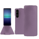 가죽 커버 Sony Xperia 1 V - Lilas PU ( Pantone #b9a3e3 )