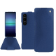 Sony Xperia 1 V leather case - Bleu frisson ( Pantone #29588c ) 