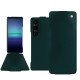 Housse cuir Sony Xperia 1 V - Vert séduisant ( Pantone #1d3c34 ) 