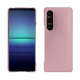 レザーケース Sony Xperia 1 V - Rose ( Nappa - Pantone #efbae1 ) 