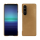 Custodia in pelle Sony Xperia 1 V - Sable vintage ( Pantone #9b7340 ) 