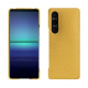 Sony Xperia 1 V leather cover - Mimosa ( Pantone #b39437 ) 