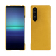 レザーケース Sony Xperia 1 V - Jaune soulèu ( Pantone #F3B934 )