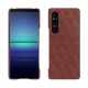 レザーケース Sony Xperia 1 V - Passion vintage - Couture ( Pantone #591d16 ) 