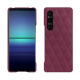 Funda de piel Sony Xperia 1 V - Prune vintage - Couture ( Pantone #612434 ) 