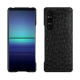 Custodia in pelle Sony Xperia 1 V - Autruche nero ( Noir / Black) 