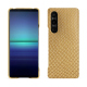 Custodia in pelle Sony Xperia 1 V - Serpent sabbia ( Pantone #D2BA92 )