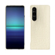 Custodia in pelle Sony Xperia 1 V - Crocodile milk ( Pantone #d6d2c4 ) 
