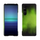 Sony Xperia 1 V leather cover - Vert Patine