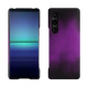 Capa em pele Sony Xperia 1 V - Violet Patine