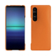 Lederschutzhülle Sony Xperia 1 V - Orange PU ( Pantone #ff9351 )