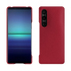 Lederschutzhülle Sony Xperia 1 V - Rouge passion ( Pantone #a6192e ) 
