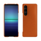 Funda de piel Sony Xperia 1 V - Orange vibrant ( Pantone #e36b39 ) 