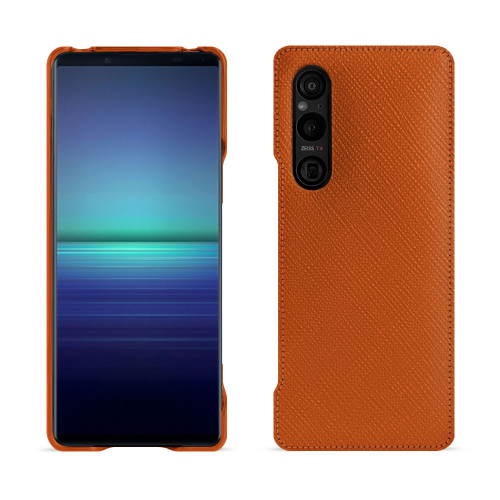 索尼Xperia 1 V豪华保护壳--时尚而耐用的保护Orange vibrant ( Pantone #e36b39 ) 