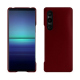 Capa em pele Sony Xperia 1 V - Rouge Veggie ( Pantone #862633 ) 
