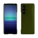 Funda de piel Sony Xperia 1 V - Vert Veggie ( Pantone #68724d ) 
