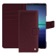 Sony Xperia 1 V leather case - Lie de vin ( Pantone #412234 ) 